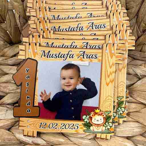 Ahşap Magnet
